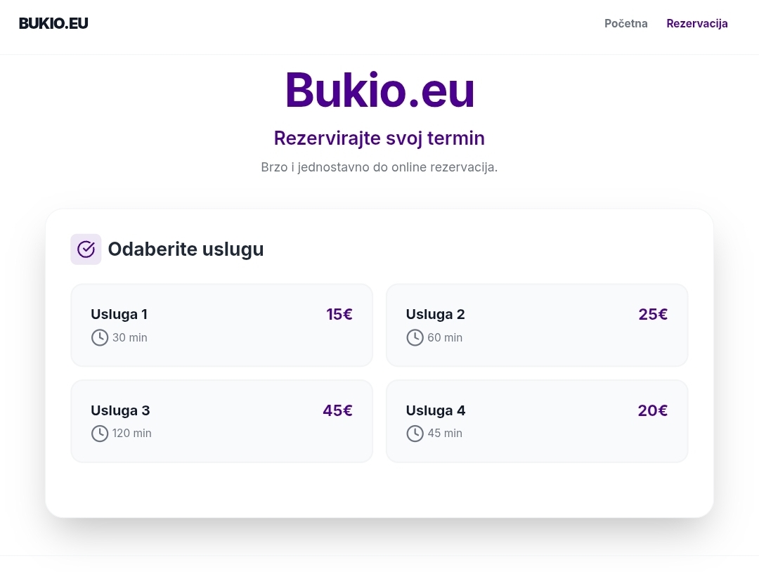 Bukio rezervacija
